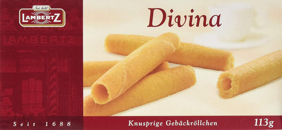 Lambertz Divina Gebäckröllchen 113g