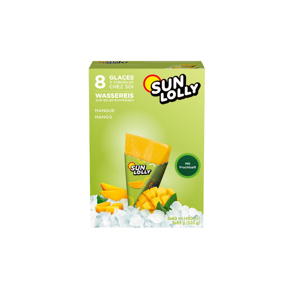 Sun Lolly Wassereis Mango 480ml