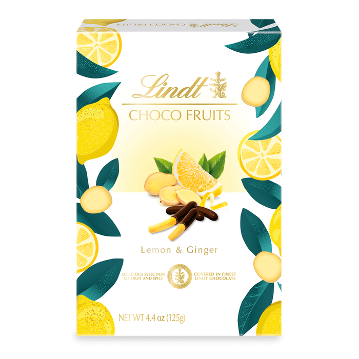 Lindt CHOCO FRUITS Zitrone Ingwer 125g