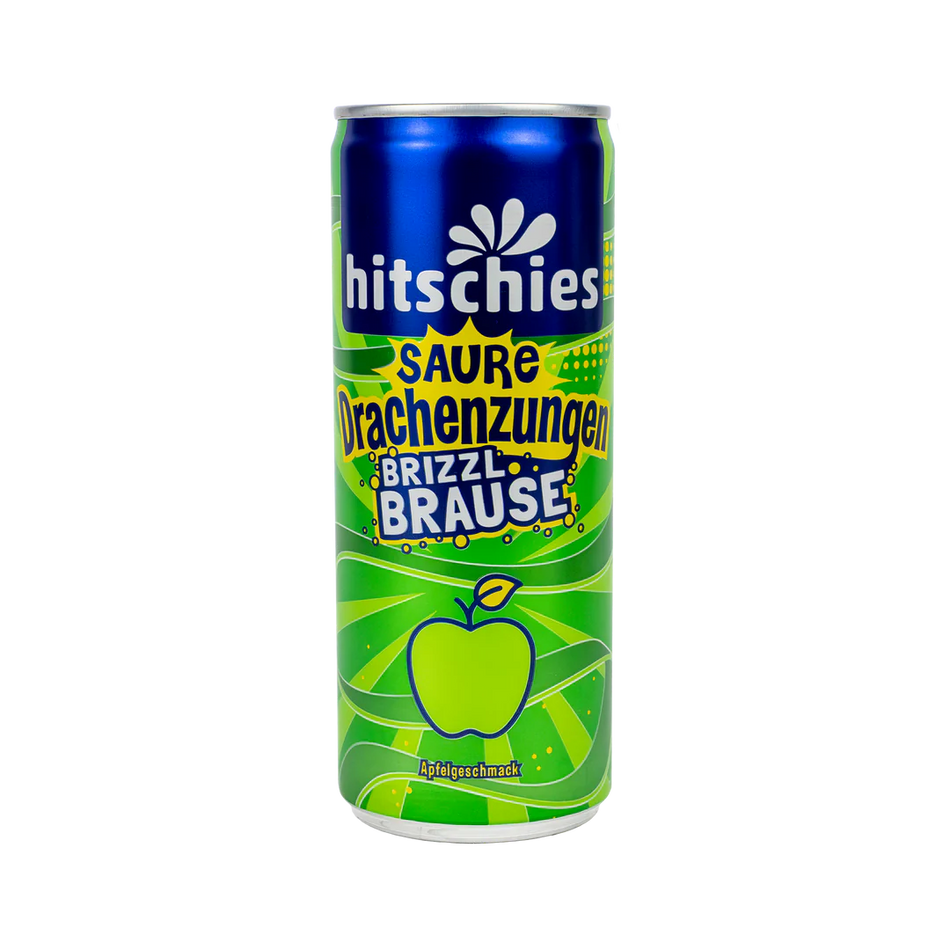 Hitschies Saure Drachenzungen brizzl Brause Apfel 0,25l