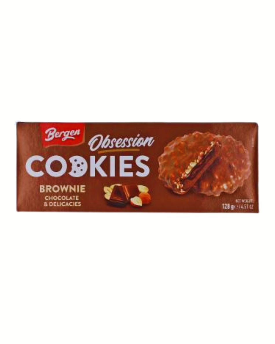 Bergen Obsession Cookies Brownie Chocolate & Delicacies 128g