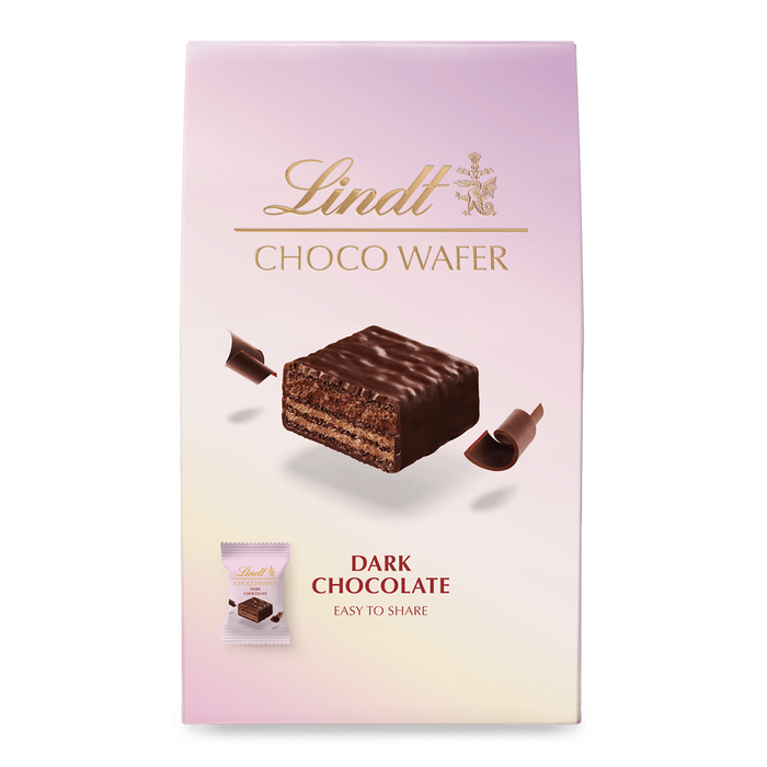 Lindt Choco Wafer Beutel dunkle Schokolade 130g