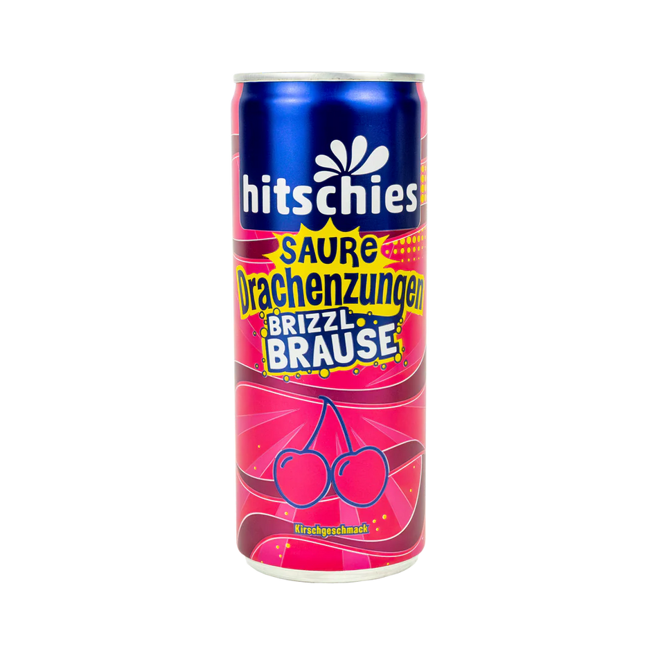 Hitschies Saure Drachenzungen brizzl Brause Kirsche 0,25l