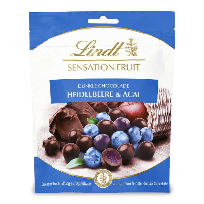 Lindt Sensation Fruit Heidelbeere & Acai 150g