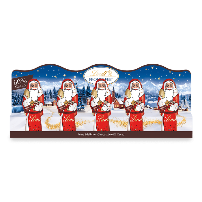 Lindt Mini-Weihnachtsmänner Edelbitter 50g