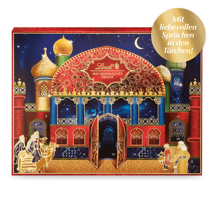 Lindt Adventskalender 1001 Weihnachts-Traum 281g