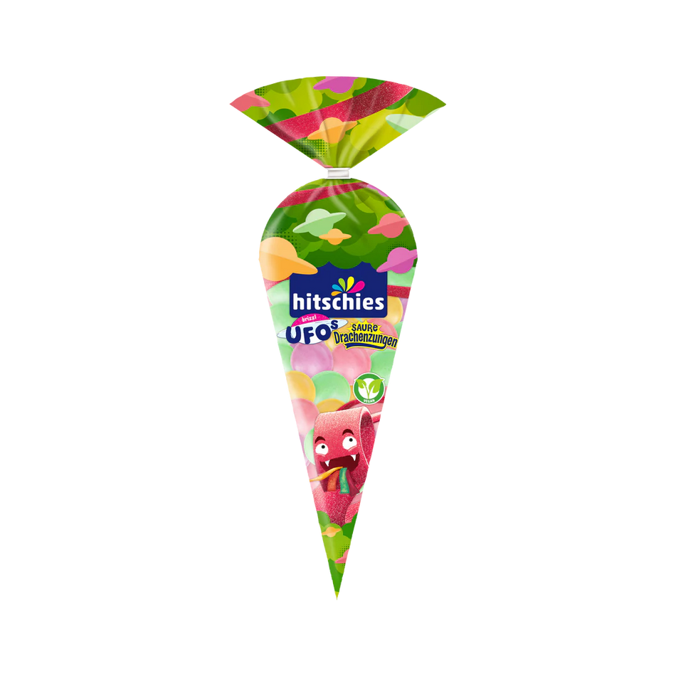 Hitschies brizzl UFOs Saure Drachenzungen 75g