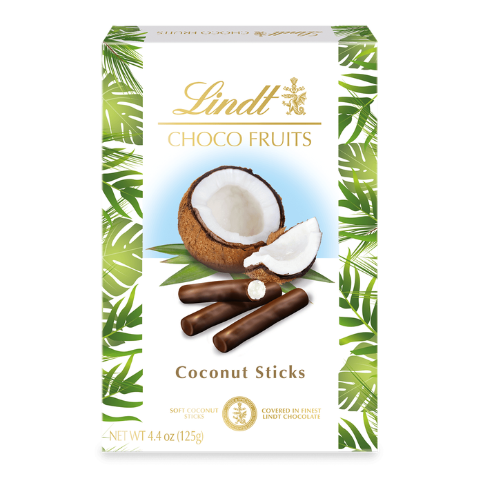 Lindt CHOCO FRUITS Coconut Sticks 125g