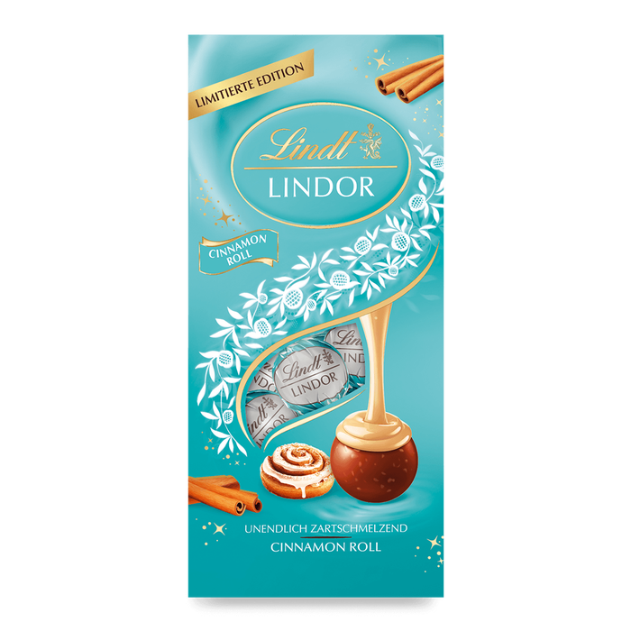 Lindt Lindor Kugel Beutel Cinnamon Roll 100g