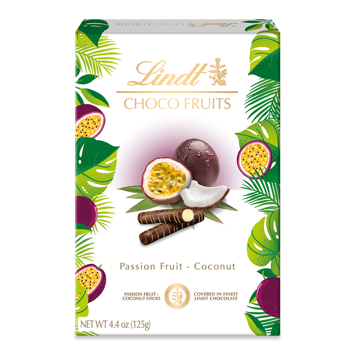 Lindt CHOCO FRUITS Cocos - Maracuja Sticks 125g