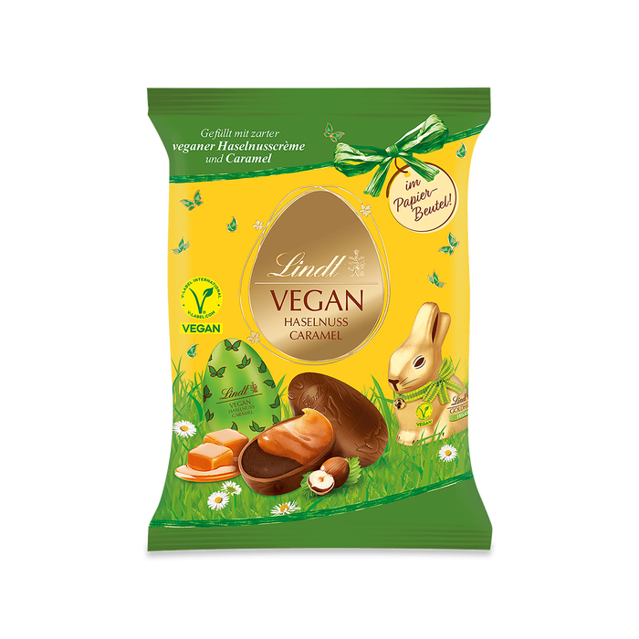 Lindt Vegane Haselnuss Caramel Eier 90g