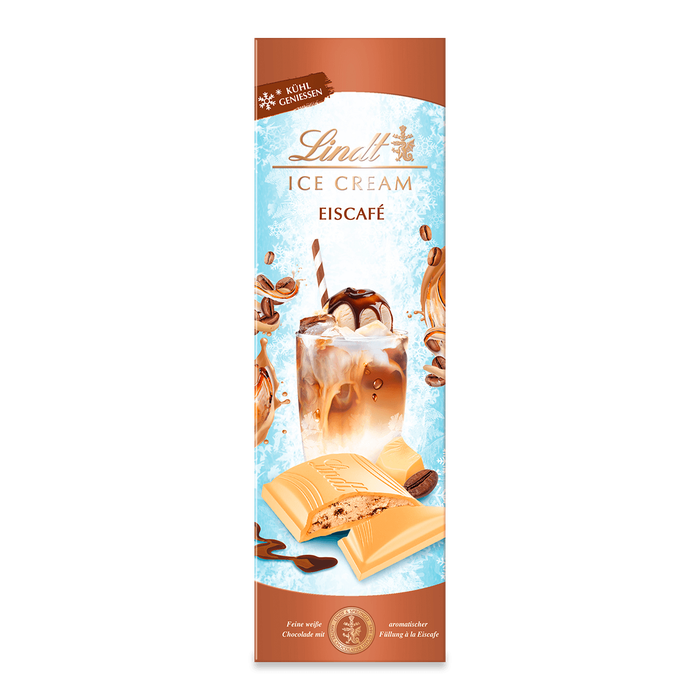 Lindt Eiscafé Weiße Schokolade Tafel 100g
