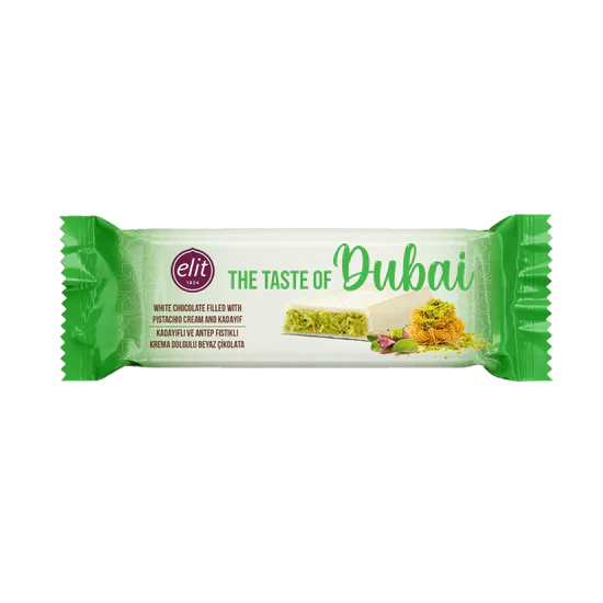 Elit Dubai Riegel Weiß 30g