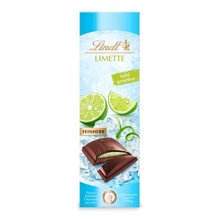 Lindt Erfrischende Tafel Limette Feinherb 100g