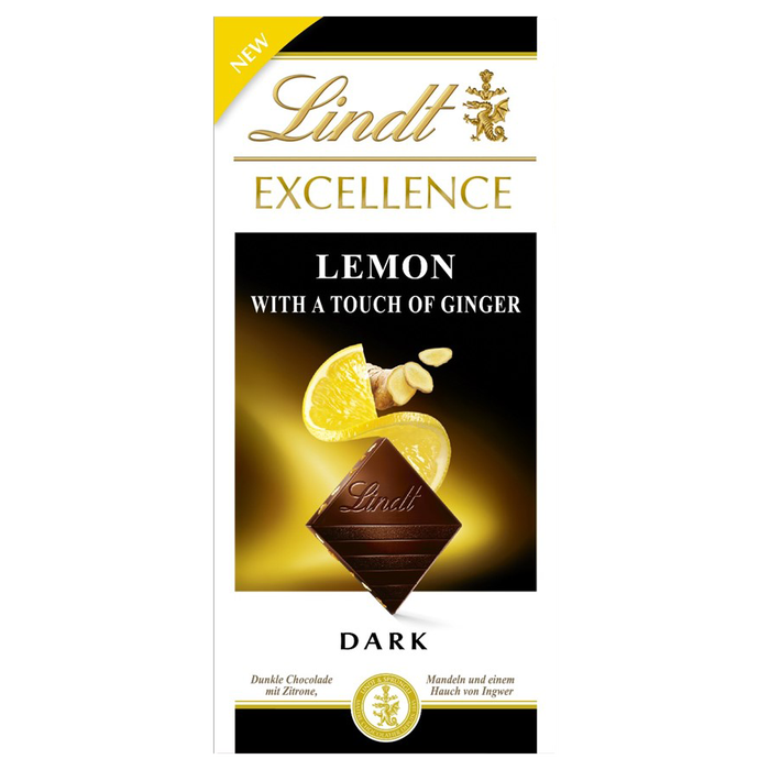 Lindt Excellence Lemon Ginger Tafel 100g