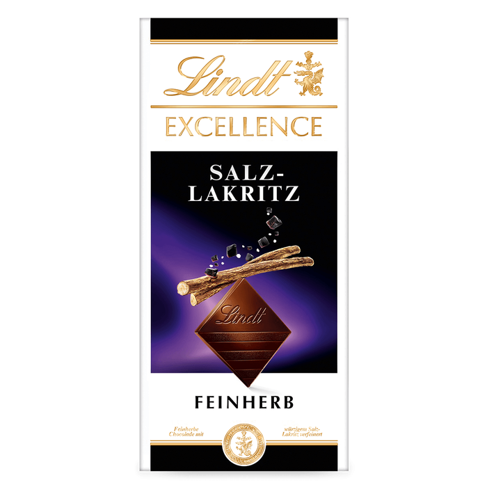 Lindt Excellence Salz Lakritz Tafel 100g