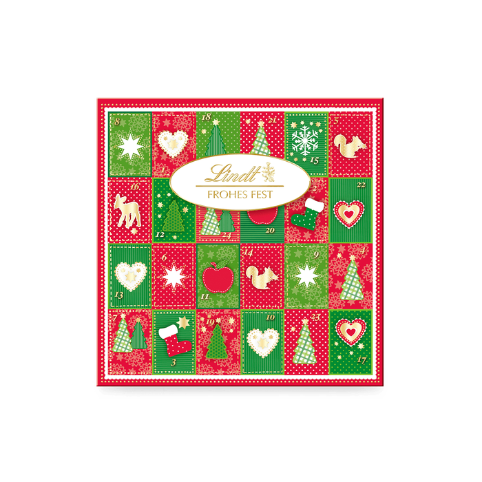 Lindt Frohes Fest Mini-Tisch-Adventskalender 115g