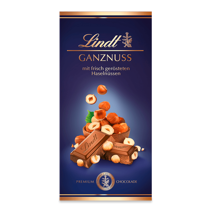 Lindt Ganznuss Tafel 100g
