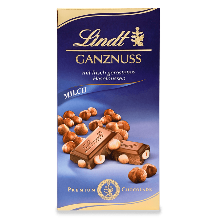 Lindt Ganznuss Tafel 100g