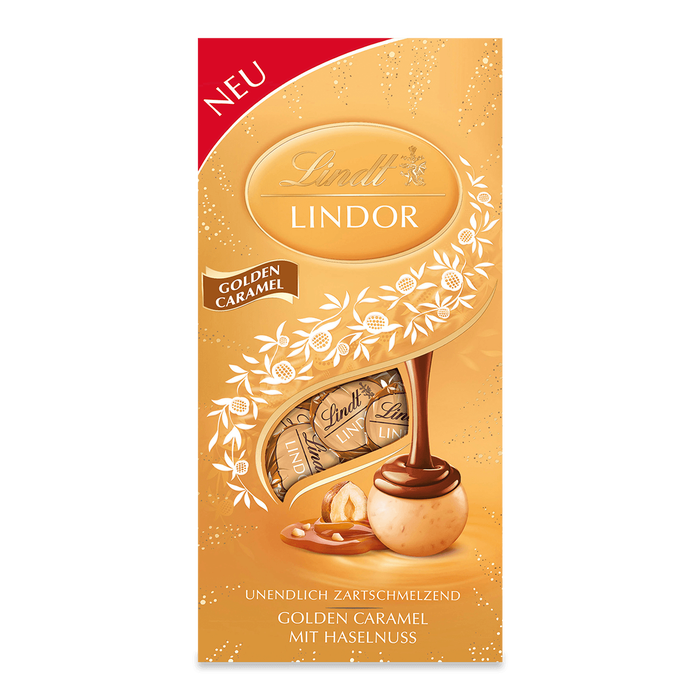 Lindt Lindor Golden Caramel Beutel 137g