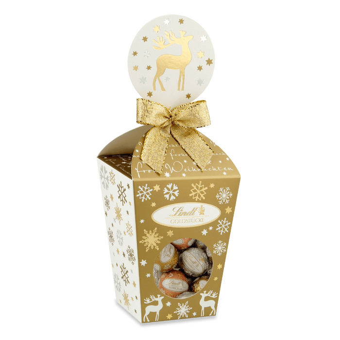 Lindt Goldstücke Köcher Mini Kugeln 150g