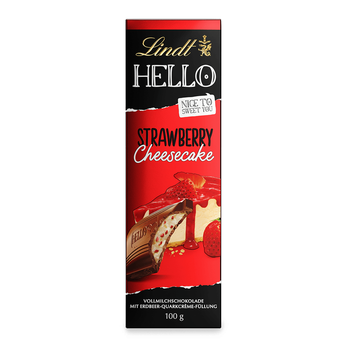 Lindt Hello Strawberry Cheesecake Tafel 100g