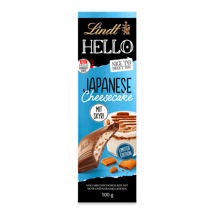 Lindt Hello Japanese Cheesecake Tafel 100g