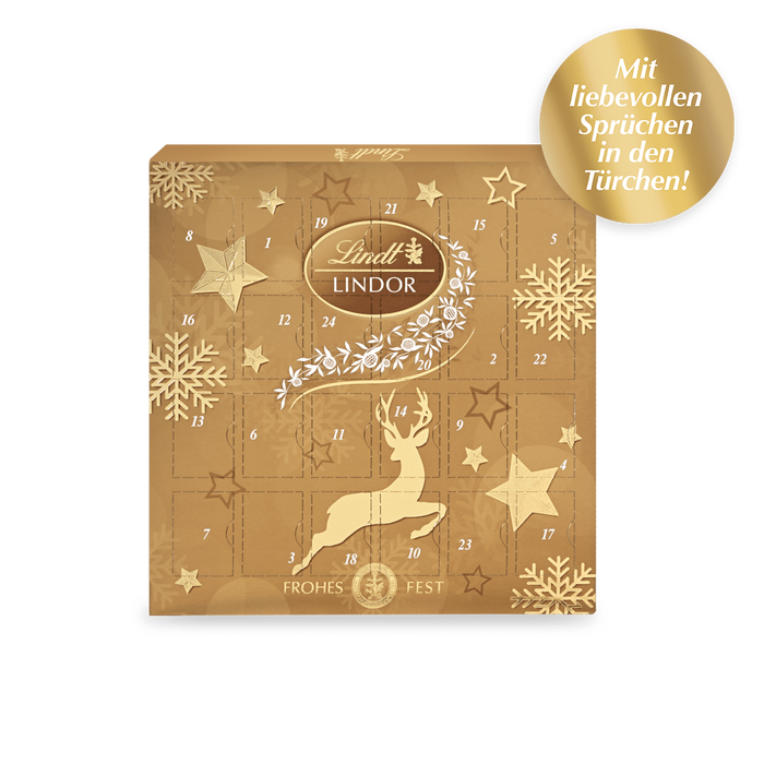 Lindt Lindor Mini Adventskalender 109g