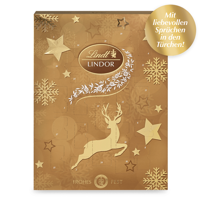 Lindt Lindor Adventskalender 290g