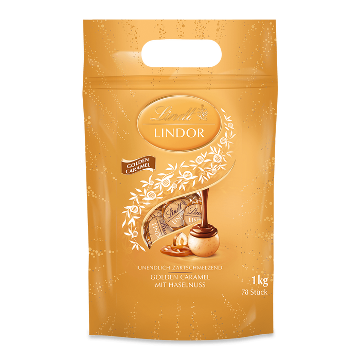 Lindt Lindor Golden Caramel Beutel 1kg