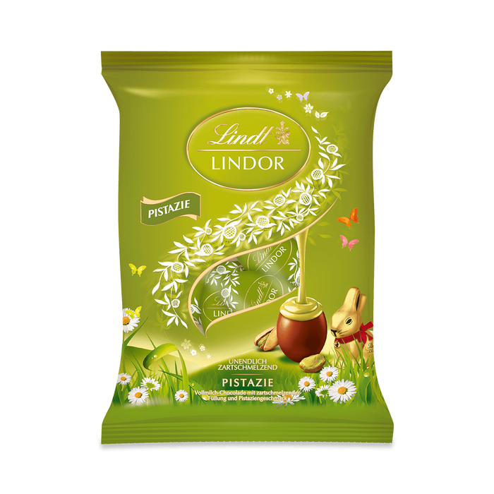 Lindt Lindor-Eier Pistazie 90g