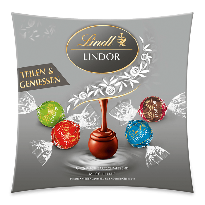 Lindt Lindor Sharing Silber 250g