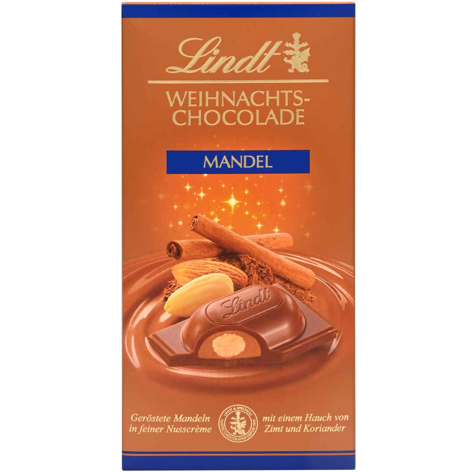Lindt Weihnachtstafel Mandel 100g