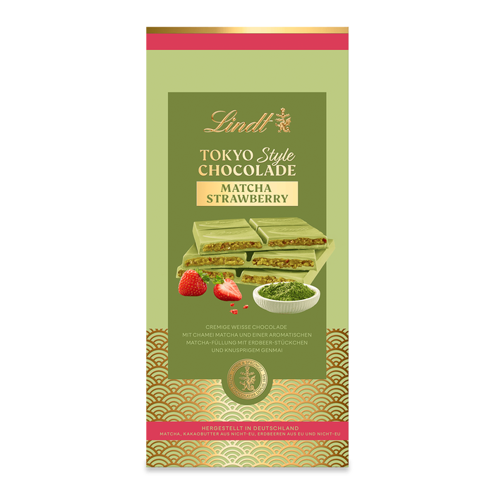 Lindt Tokyo Style Chocolade Matcha Strawberry 145g