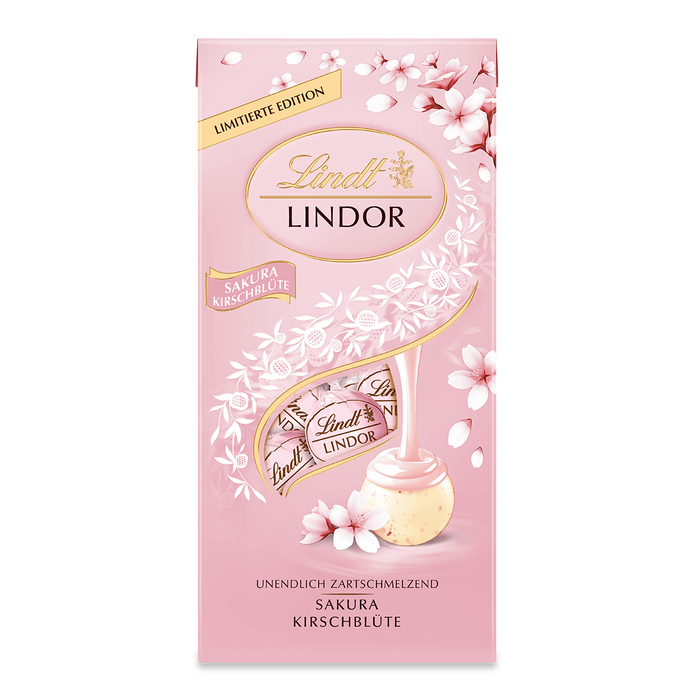 Lindt Lindor Sakura Beutel 137g