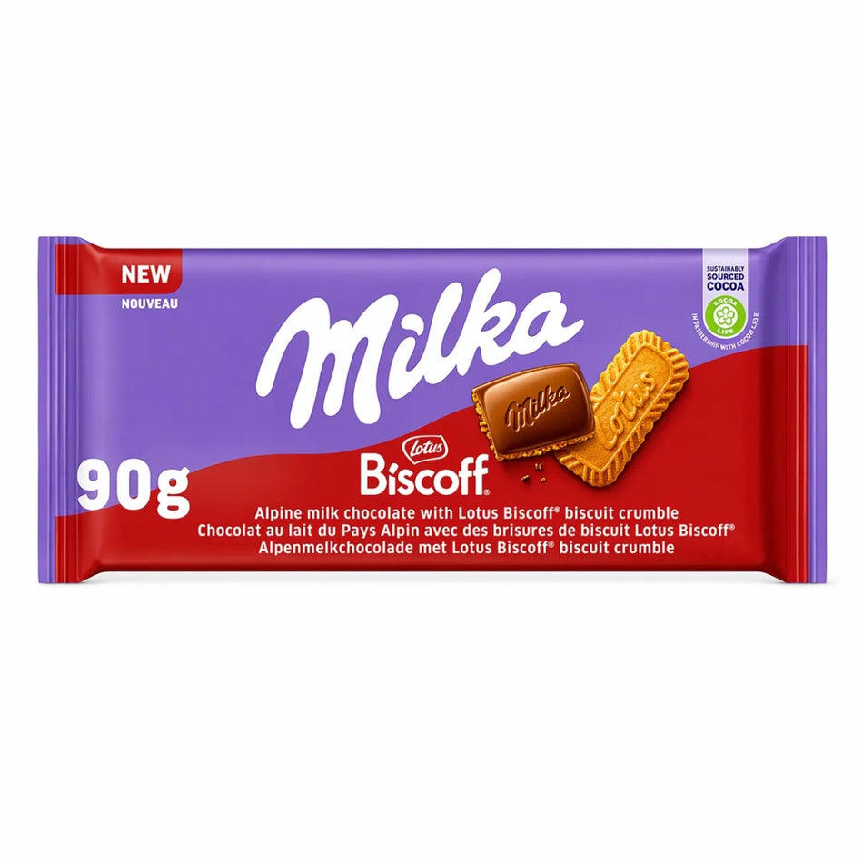 Milka Lotus Biscoff Tafel 90g