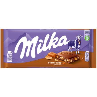 Milka Peanut Crisp Tafel 90g