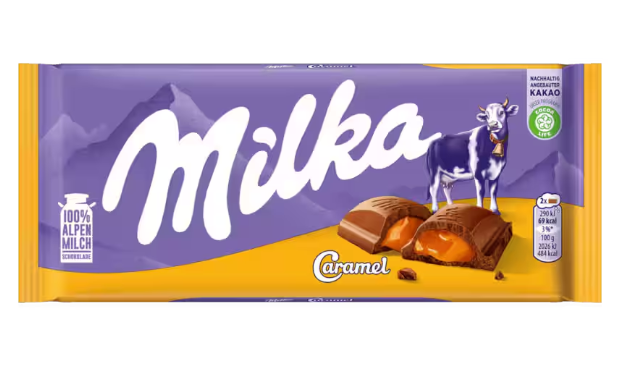 Milka Caramel Tafel 100g