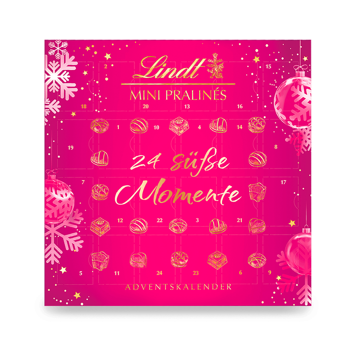 Lindt Mini Pralinés Adventskalender 125g