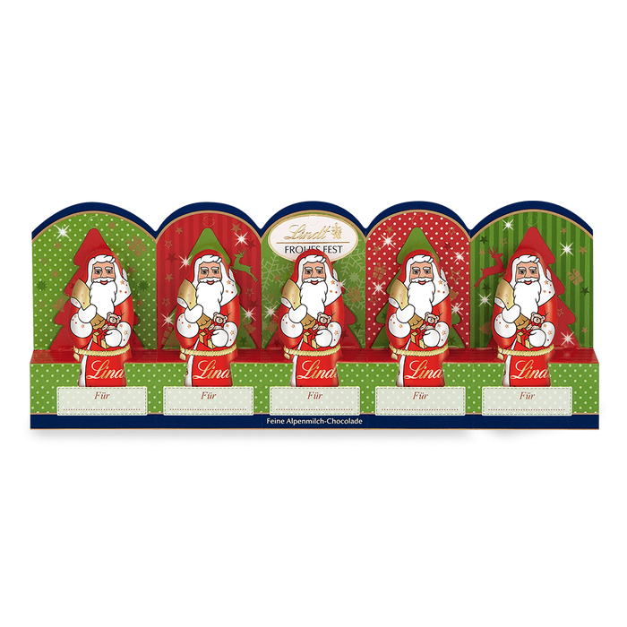 Lindt Mini-Weihnachtsmänner Vollmilch perforiert 50g