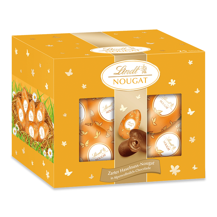 Lindt Nougat-Eier Köcher 450g