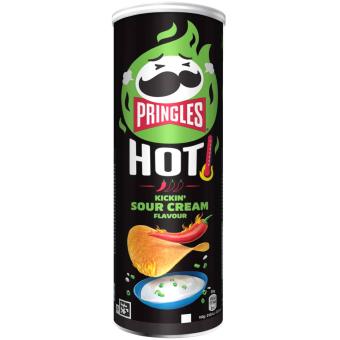Pringles Hot Kickin' Sour Cream Flavour 160g