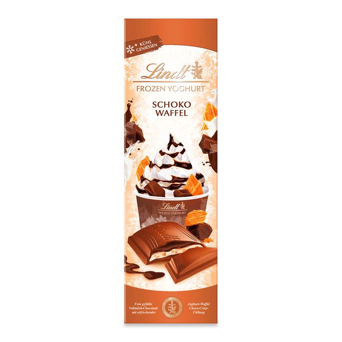Lindt Frozen Yoghurt Schoko-Waffel Tafel 100g