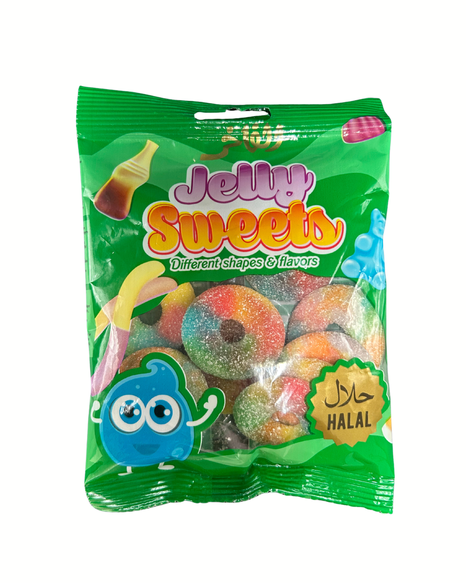 Jelly Sweets - Saurer Fruchtgummi Mix 80g