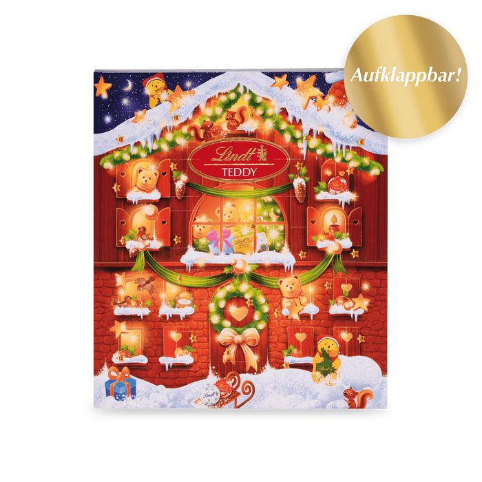 Lindt Kleiner Teddy Adventskalender 128g