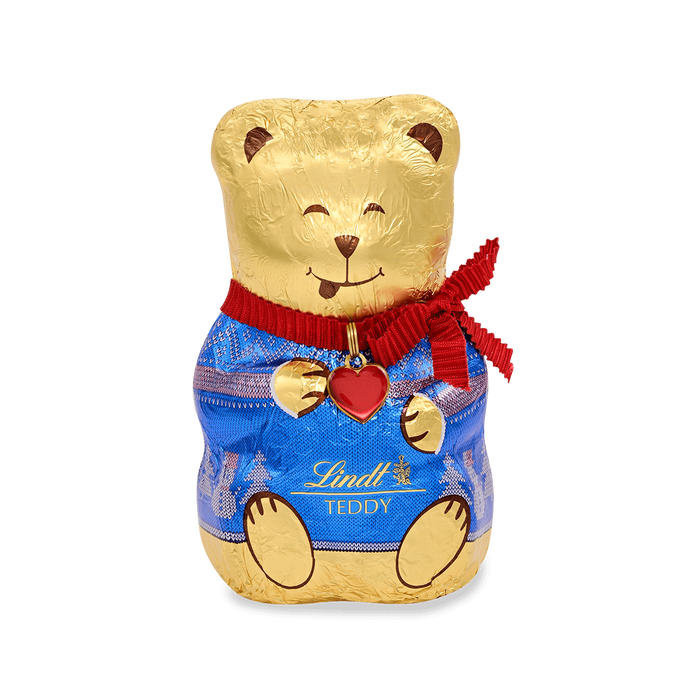 Lindt Teddy Pullover grün-blau 100g