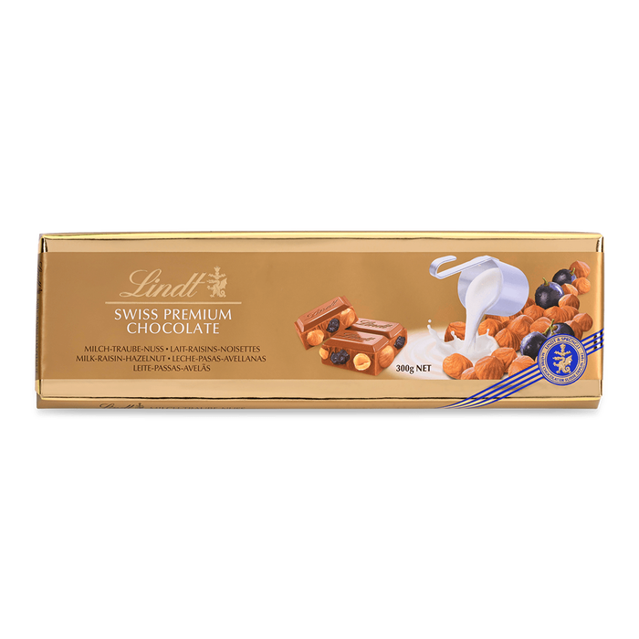 Lindt Vollmilch Traube Nuss Tafel 300g