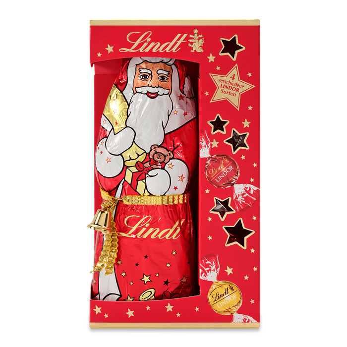 Lindt Weihnachtsmann Lindor Geschenk 197g