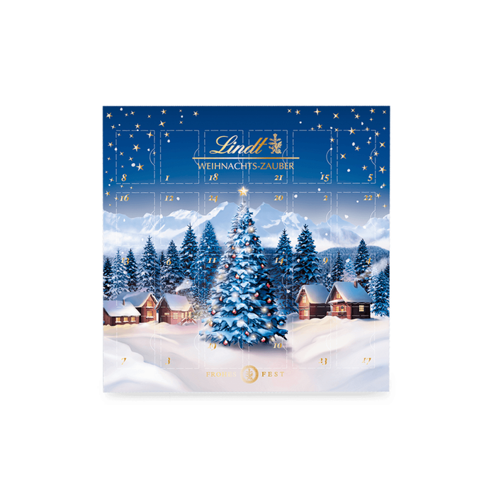 Lindt Weihnachtszauber Mini-Tisch-Adventskalender 115g